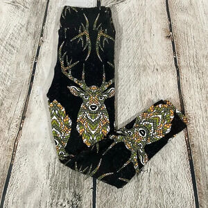 New! Girl’s Lularoe deer 🦌 print leggings S/M